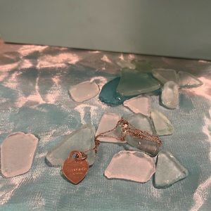 Tiffany heart shaped necklace